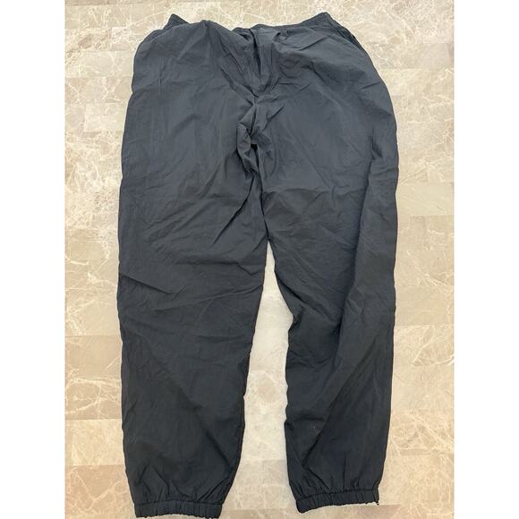 Nike Track Pants Men XXL Black Lined Swishy Wind Vintage WHITE Tag 90s Y2k - Picture 9 of 9